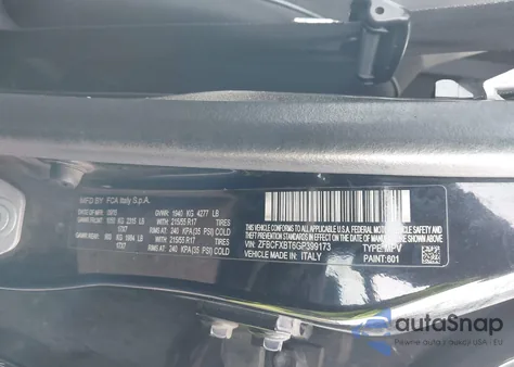 2016 Fiat 500X Easy from USA, damaged, VIN ZFBCFXBT6GP399173